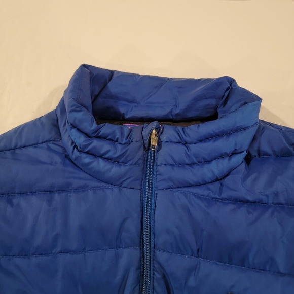 Patagonia Goose Down Sweater Jacket Youth XL 14 Boys Grey Full Zip Puffer Coat - Picture 10 of 14